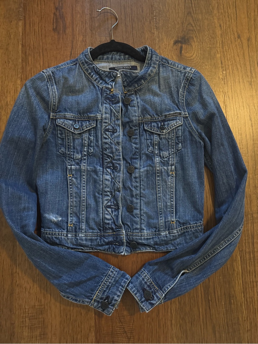 Maison Scotch Women's Blue Denim Jacket -P’tite